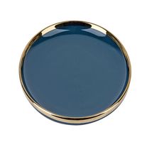 Тарелка фарфоровая "Royal line. Midnight Blue" (205х205х30 мм)