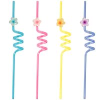 Трубочки для коктейля "Лилии" (4 шт.)