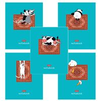 Тетрадь полуобщая в клетку "На ковре" (48 листов)