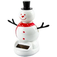 Украшение новогоднее "Танцующий Снеговик"