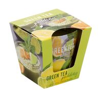 Свеча декоративная ароматизированная "Green Tea Pudding"