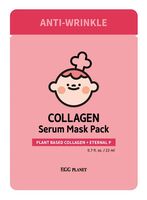 Тканевая маска для лица "Egg Planet Collagen serum mask pack" (22 мл)