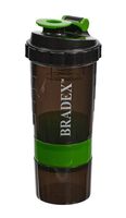 Шейкер спортивный "Bradex" (500 мл; зелёный)
