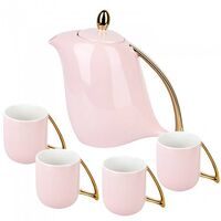 Набор чашек с чайником "5th Avenue. Pink" (5 предметов)
