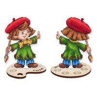 Набор для вышивания на пластиковой канве "Тюбик с подставкой" (90х120 мм)