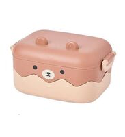 Ланч-бокс "Милый мишка" (коричневый)