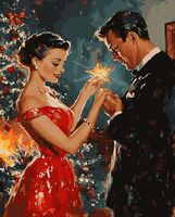 Картина по номерам "Подарю тебе звезду" (400х500 мм)