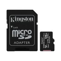 Карта памяти microSDXC 128Gb Kingston Canvas Select Plus (с адаптером)