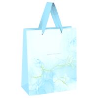 Пакет бумажный подарочный "Marble pattern" (32х26х12 см)