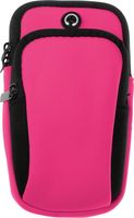 Сумка для телефона с креплением на руку (100x180 мм; розовая)
