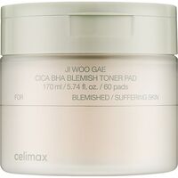 Пэды для борьбы с несовершенствами кожи "Jiwoogae cica BHA blemish toner pad" (60 шт)
