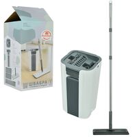 Швабра для пола с отжимом и ведром (8 л)