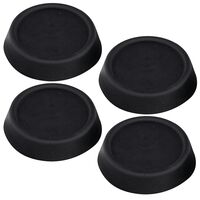 Антивибрационные подставки для стиральных машин и холодильников "Круг" (6х1,5 см; черный)