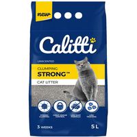 Наполнитель для кошачьего туалета "Calitti Strong Unscented" (5 л)