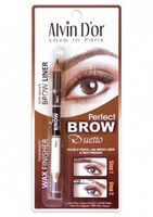 Карандаш для бровей "Perfect Brow Duetto" (тон: 03, dark grey)