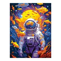 Картина по номерам "Подводный мир" (285х380 мм)