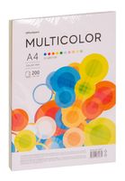 Бумага "Multicolor" (А4; 200 листов; 80 г/м2; цветная)