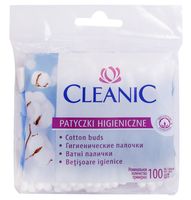 Ватные палочки "Cleanic" (пакет; 100 шт.)