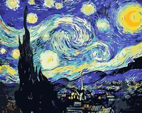 Картина по номерам "Ван Гог. Звездная ночь" (400х500 мм)
