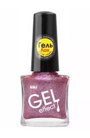 Лак для ногтей "Gel Effect" тон: 075, сиреневый с блестками