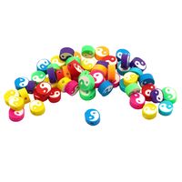 Бусины из полимерной глины "Инь и ян" (10 мм)