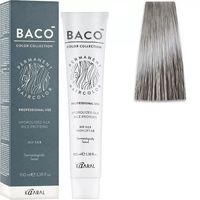 Крем-краска для волос "Baco" тон: 9.10, очень светлый блондин пепельный натуральный