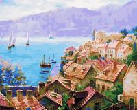 Картина по номерам "Сказочный мир Адриатики" (400х500 мм)