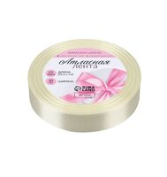 Лента атласная "№02" (2 см; 23 м; нежно-бежевая)