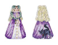 Набор для вышивания на пластиковой канве "Мачеха" (100х160 мм)