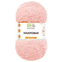 Пряжа "Махровая №113" (100 г; 420 м; розовый)