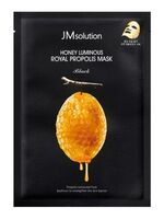 Тканевая маска для лица "Honey Luminous Royal Propolis Mask Black" (30 мл)