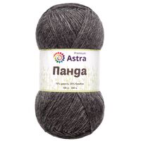 Пряжа "Панда №999" (100 г; 240 м; черный)