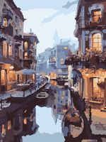 Картина по номерам "Романтика Венеции" (400х500 мм)