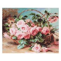 Набор для вышивания "Корзина с розами" (240х300 мм)