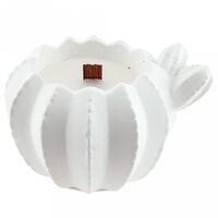 Свеча декоративная "Кактус большой" (белый)