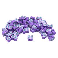 Бусины из полимерной глины "Бабочки" (50 шт.)