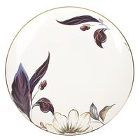 Тарелка фарфоровая "Олеандр. Цветы" (250х250х25 мм)