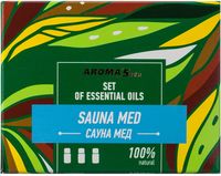 Набор эфирных масел "Sauna Med. Пихта, лаванда, мускатный шалфей" (3 флакона)
