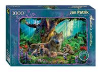 Пазл "Лесные волки" (1000 элементов)