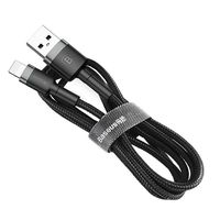 Кабель USB-кабель Cafule Lightning (1 м; серо-чёрный)