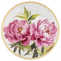Тарелка мелкая фарфоровая "Пионы" (175 мм)