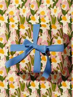 Бумага упаковочная "Нарциссы" (67х100 см)