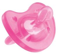 Пустышка силиконовая ортодонтическая "Physio Soft" (розовая; арт. 00002713110000)