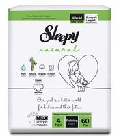 Подгузники-трусики "Sleepy Natural Maxi" (7-14 кг; 60 шт.)