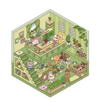 Набор для творчества "Румбокс-наклейки. Цветочная лавка"