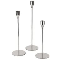 Набор подсвечников "Art House" (3 шт.; серебро)