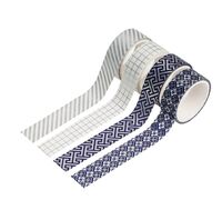 Набор клейких декоративных лент "Silver Shinet" (4 шт.)