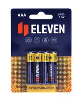 Батарейка "Eleven Super AAA (LR03) алкалиновая BC4" (4 шт.)