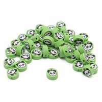 Бусины из полимерной глины "Панда" (50 шт.)