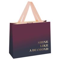 Пакет бумажный подарочный "Wine gradient" (32х26х12 см)